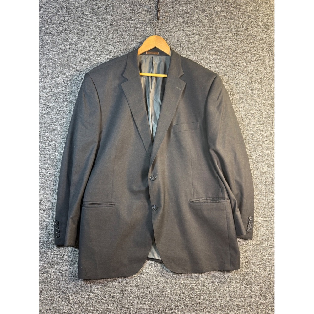 Peter Millar Aqua Nanoluxe Blazer Mens Charcoal Grey Two Button Sport Coat